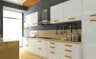 Moisture Proof Particle Board Kitchen Cabinets With Handles And Hinges