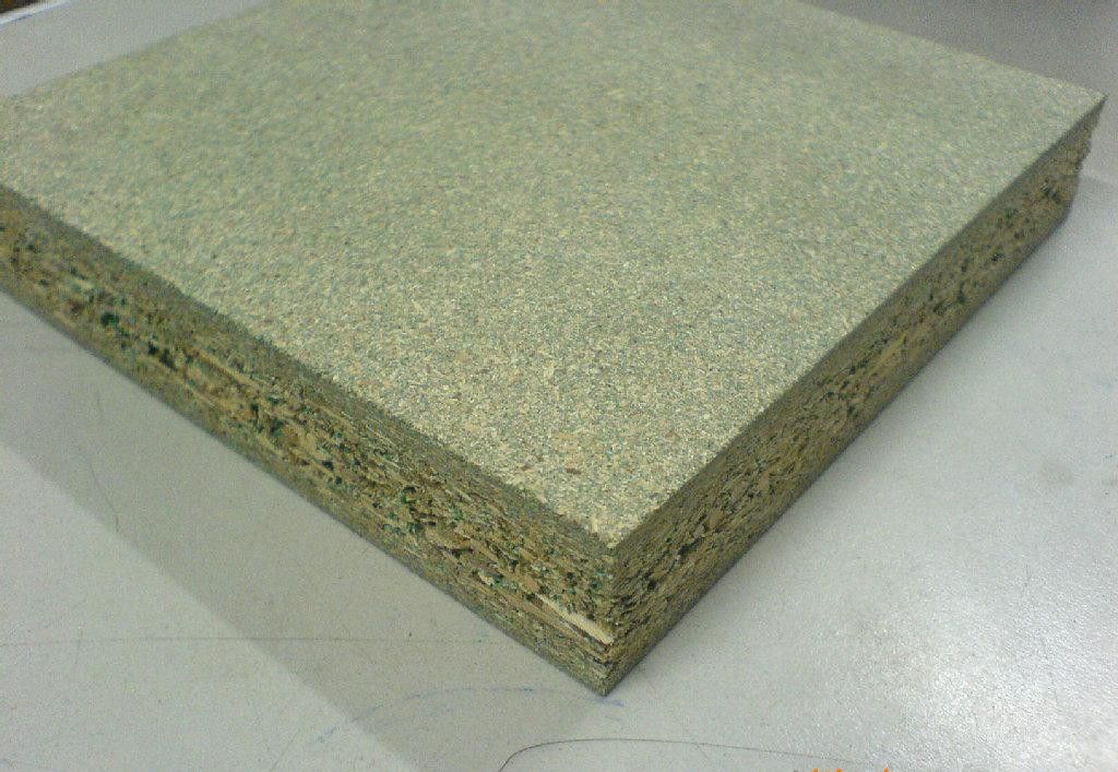 Plant Fiber Water Resistant Particle Board , Sound Insulation Particle Board Wall Panel